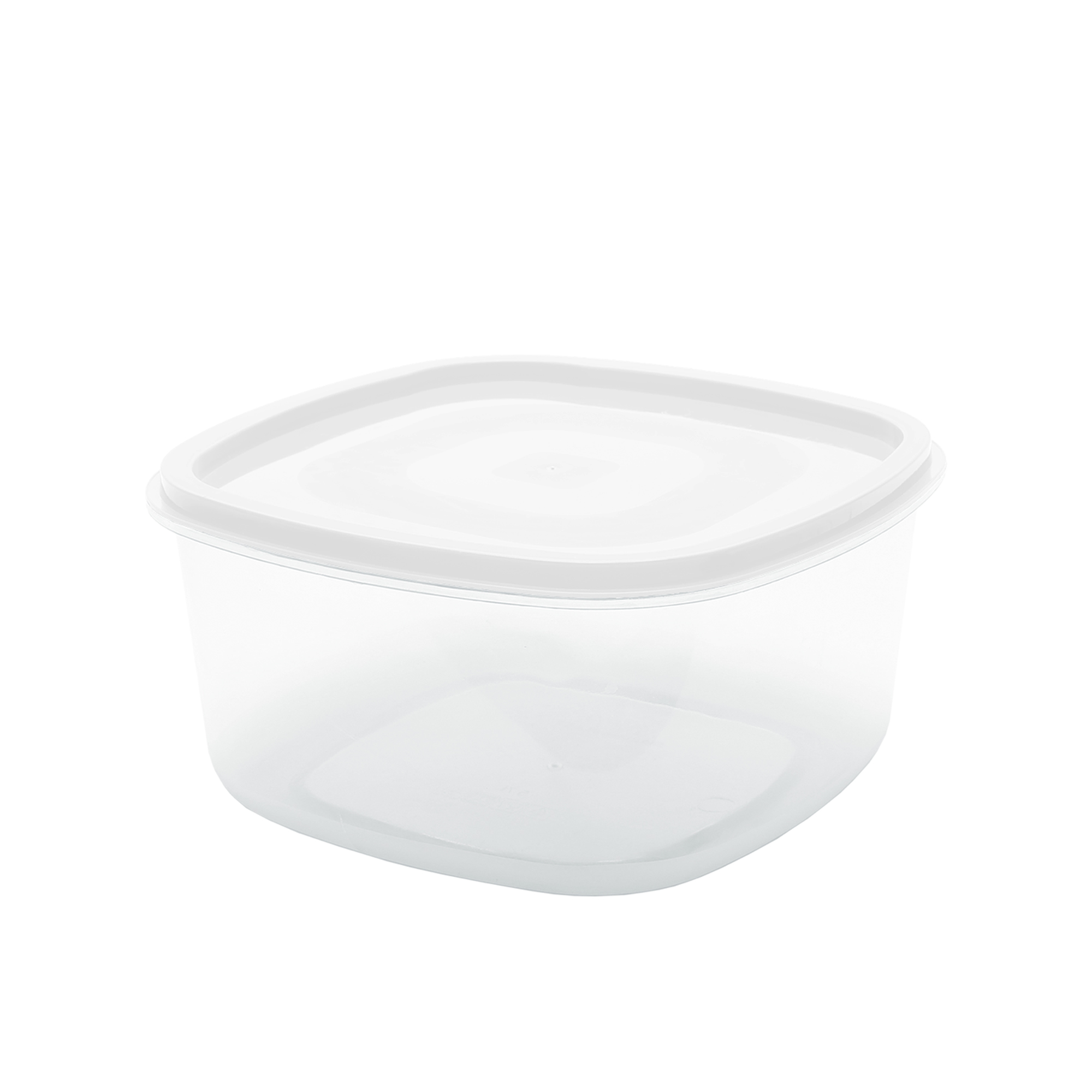 POTE QUADRADO 0.7L - TAMPA BRANCA