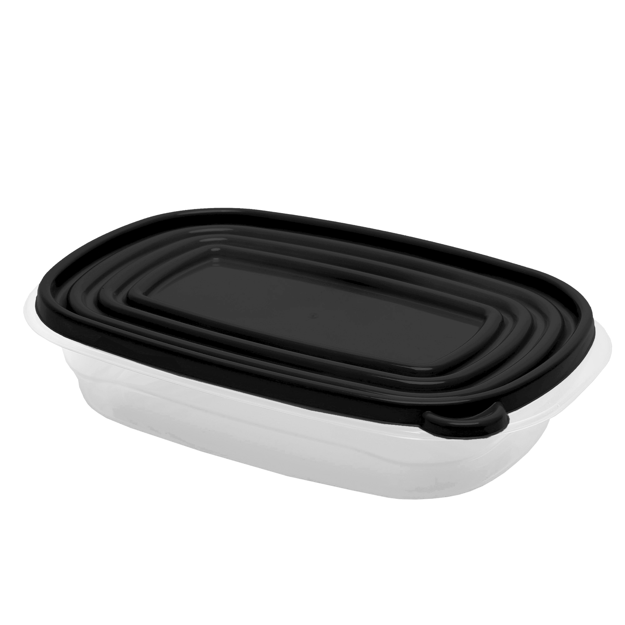  Pote Retangular Baixo 950ml
