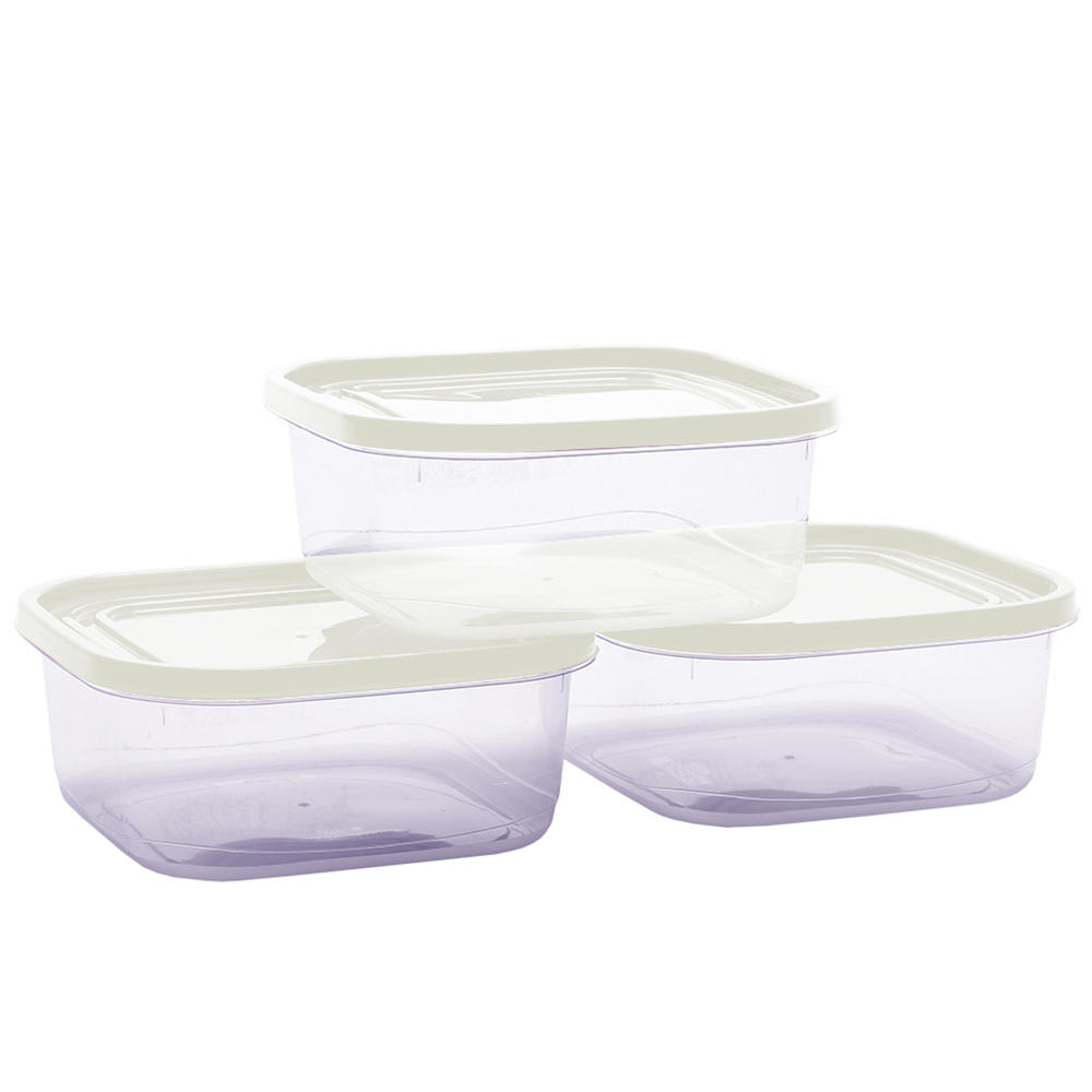  Conjunto 3 Potes Quadrados