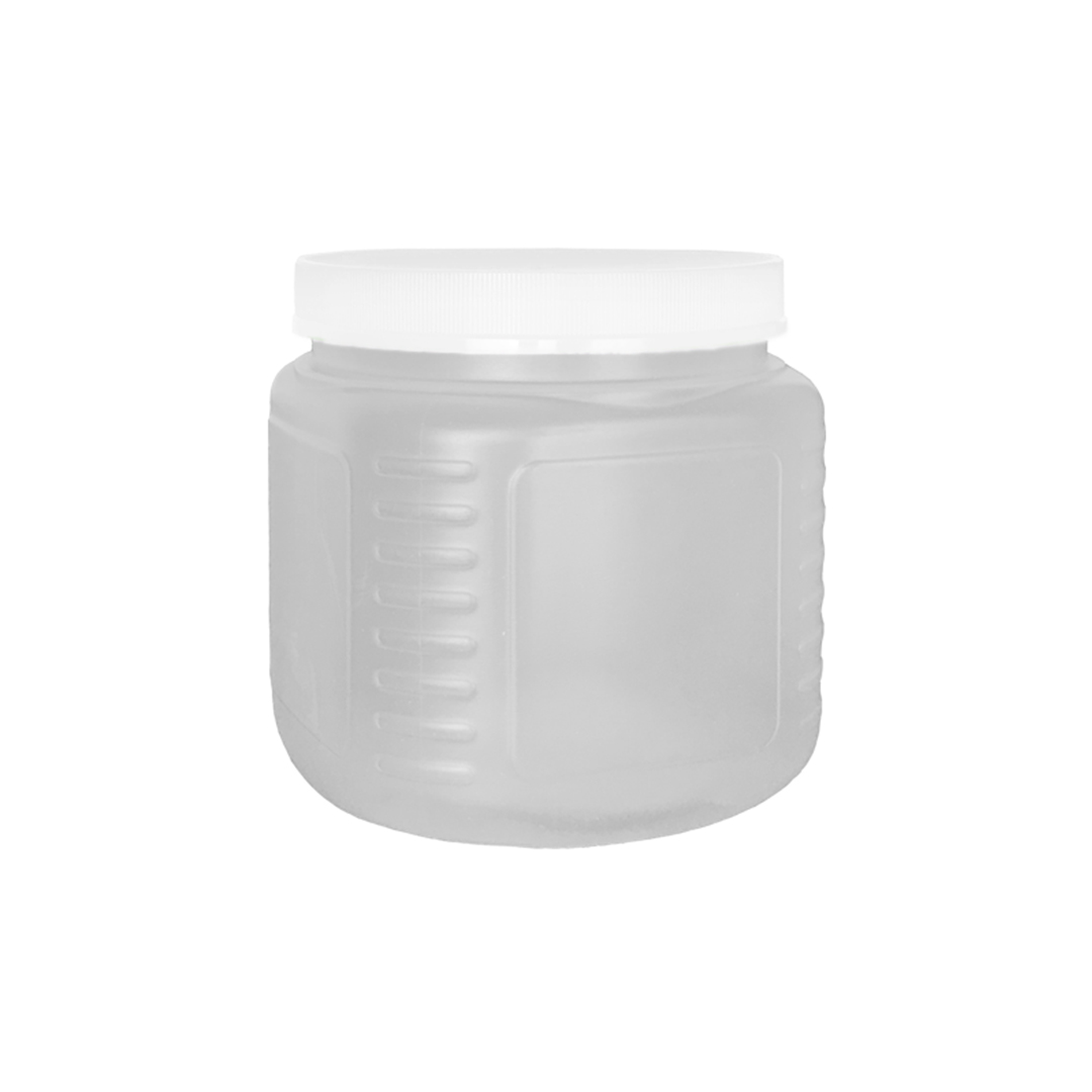  Pote Mantimento Quadrado Baixo 1,7l