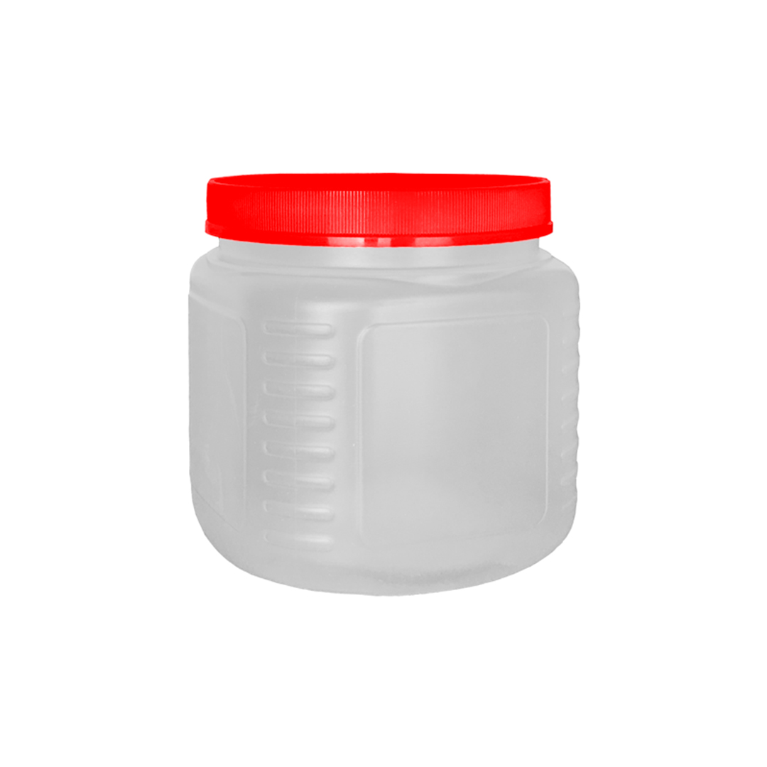  Pote Mantimento Quadrado Baixo 1,7l